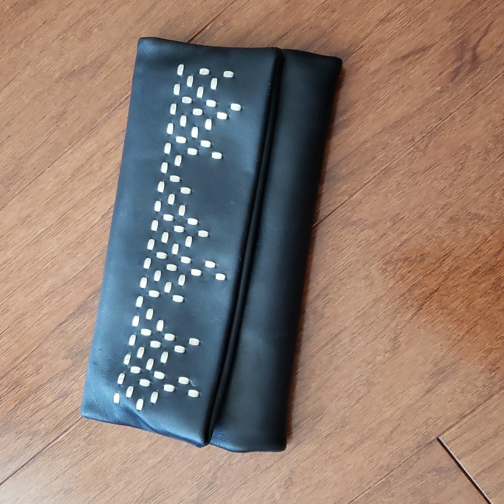 Metal Studded Clutch